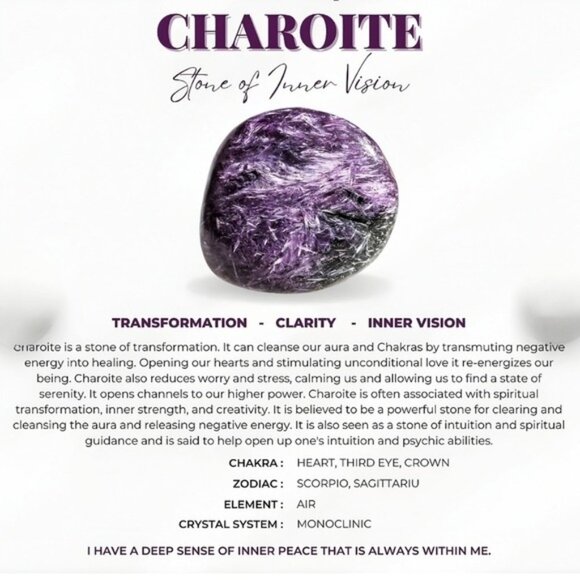 Learn About Charoite 💜 - Picture 16 of 16